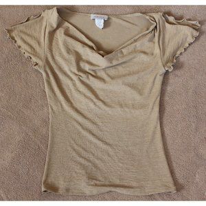 "Ambiance" light brown top